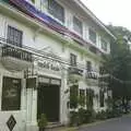 A building wrapped in bunting, A Postcard From Manila: a Working Trip, Philippines - 9th July 2004