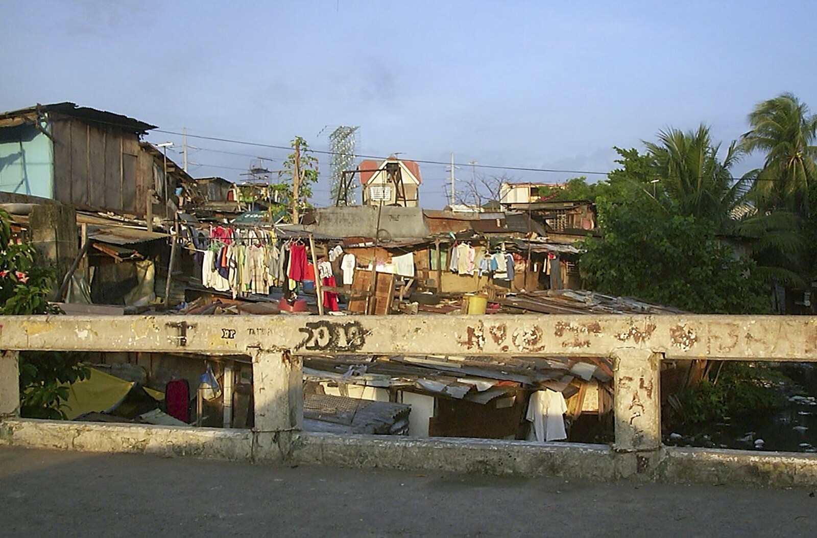 One of many shanty towns on the edge of the city from A Postcard From Manila: a Working Trip, Philippines - 9th July 2004