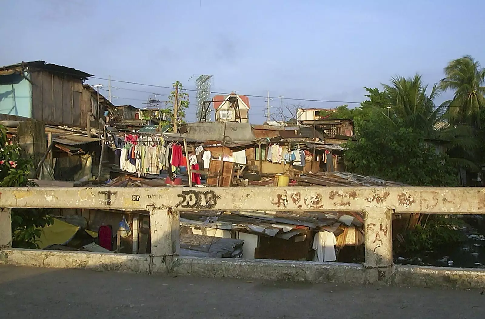 One of many shanty towns on the edge of the city, from A Postcard From Manila: a Working Trip, Philippines - 9th July 2004