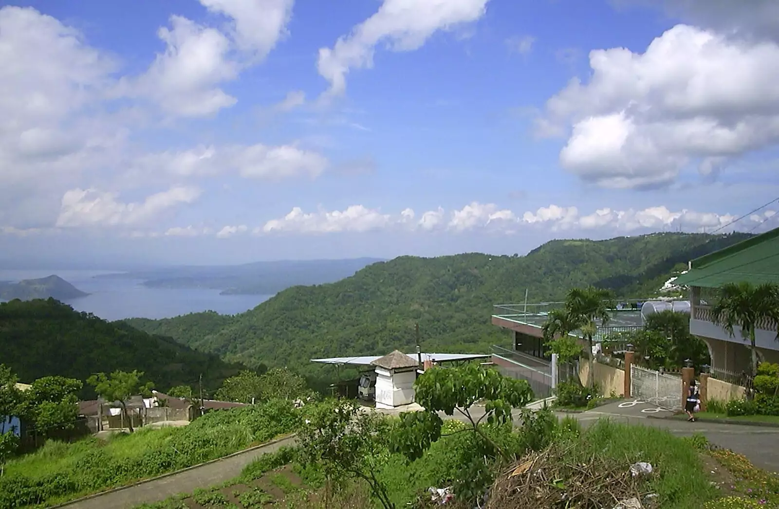 Looking out towards the Taal volcano, from A Postcard From Manila: a Working Trip, Philippines - 9th July 2004