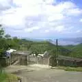 The crater of the Taal volcano straight ahead, A Postcard From Manila: a Working Trip, Philippines - 9th July 2004