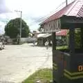 PNP Outpost shack, with a hand-made sign to Manila, A Postcard From Manila: a Working Trip, Philippines - 9th July 2004