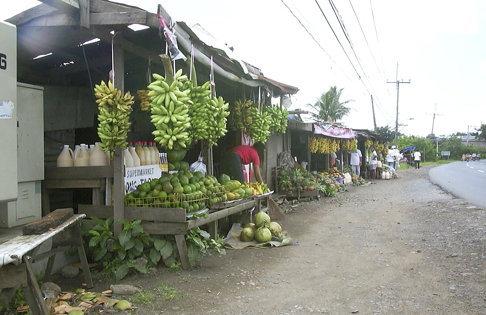 A fruit seller's shack from A Postcard From Manila: a Working Trip, Philippines - 9th July 2004