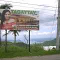 A big sign for Tagaytay, A Postcard From Manila: a Working Trip, Philippines - 9th July 2004