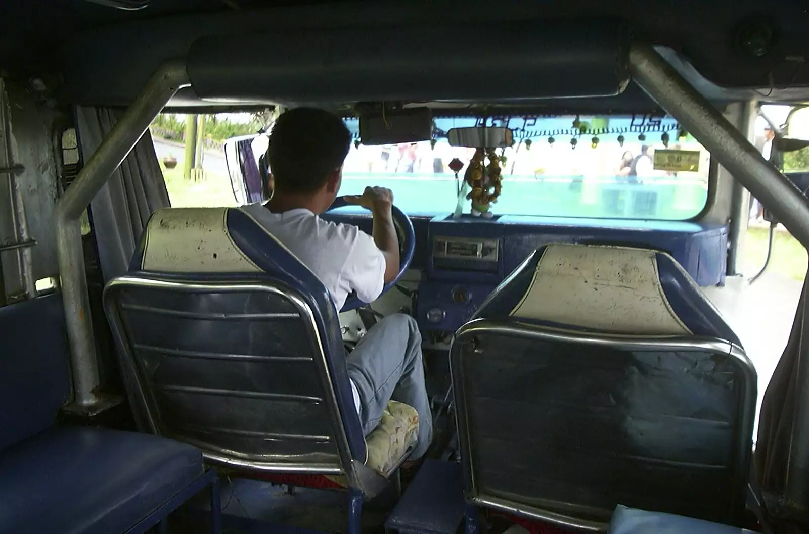 The Jeepney ride up to the park is 30 Pesos, from A Postcard From Manila: a Working Trip, Philippines - 9th July 2004