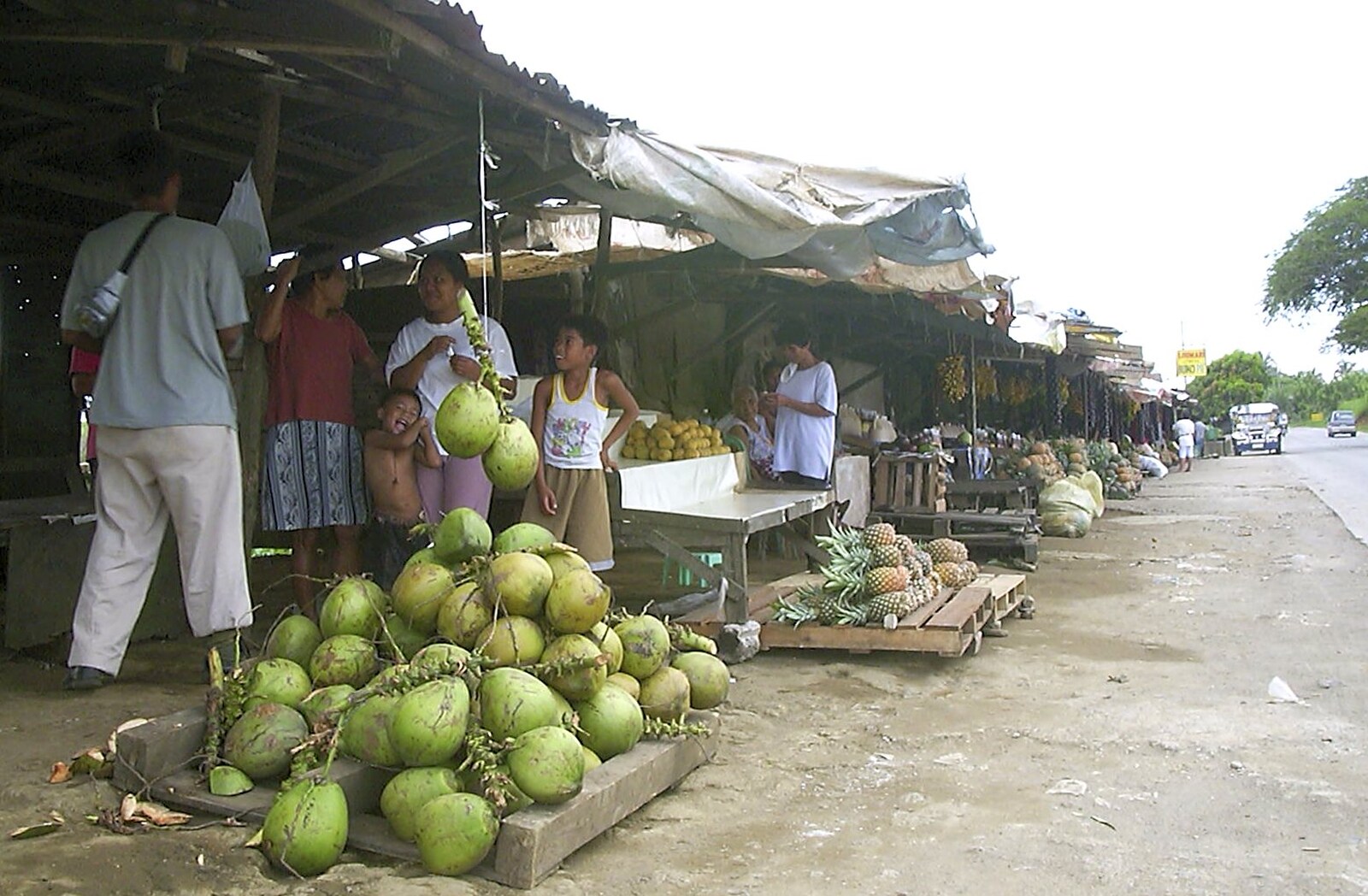 The fruit family from A Postcard From Manila: a Working Trip, Philippines - 9th July 2004