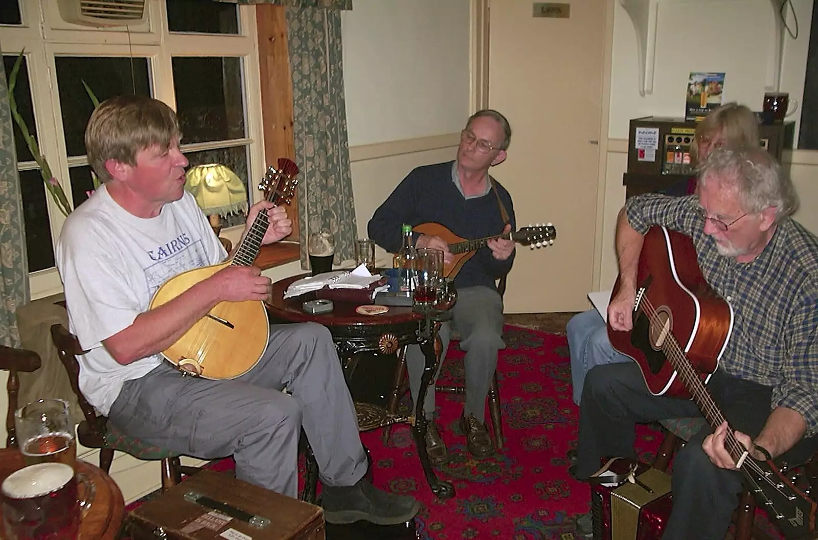 A couple of mandolins, from The BBs do a Wedding Gig and the BSCC go Sheep Rustling, Gislingham and Redgrave, Suffolk - 10th July 2004