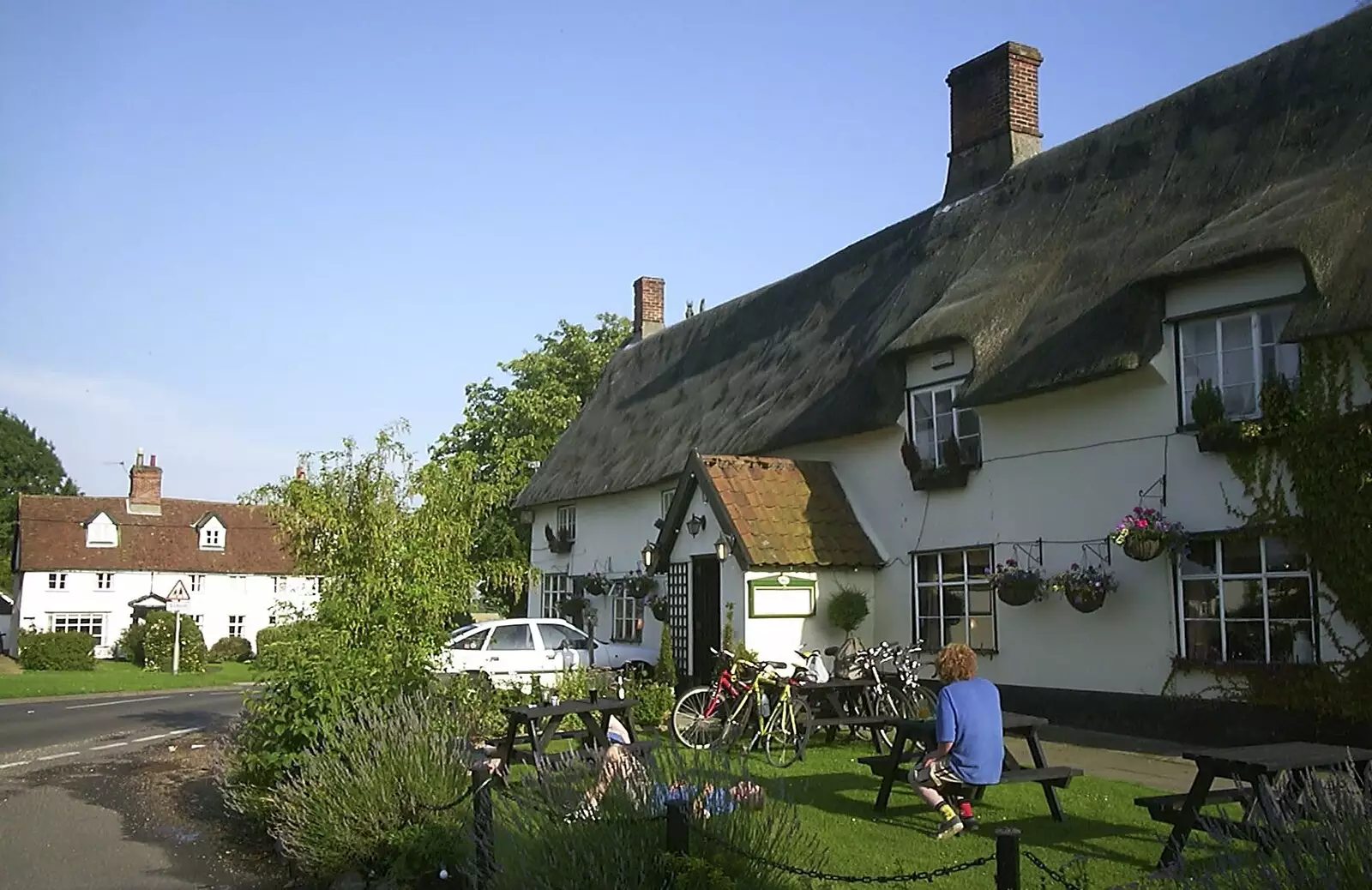 The Pulham Crown, from The BSCC Annual Sponsored Bike Ride, The Cottage, Thorpe St. Andrew, Norwich  - 18th July 2004