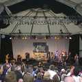 The band and its massive horn section, 3G Lab at Jools Holland, Audley End, Saffron Walden, Essex - 25th July 2004
