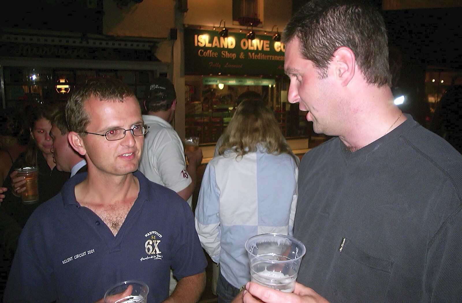 Ray and Sean from Cowes Weekend, Cowes, Isle of Wight - 7th August 2004