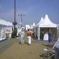 Sponsors tents get ready for the day, Cowes Weekend, Cowes, Isle of Wight - 7th August 2004