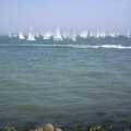 Some racing occurs, Cowes Weekend, Cowes, Isle of Wight - 7th August 2004
