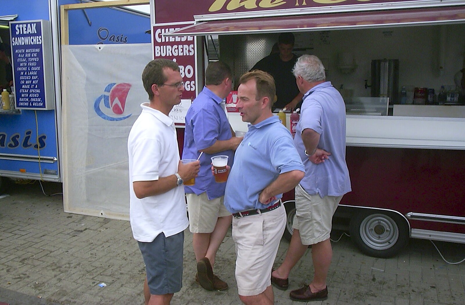 Ray chats to Malcolm Ford, ex Brock College from Cowes Weekend, Cowes, Isle of Wight - 7th August 2004