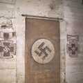 Nazi crosses and the swastika, A Brome Swan Trip to Calais and the Battery Todt, Cap Gris Nez, France - 11th August 2004