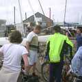 A BSCC Splinter Group Camping Trip, Shottisham, Suffolk - 13th August 2004, Back on shore at Felixstowe Ferry