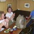 Marc, Suey and Bill in the Half Moon, A BSCC Splinter Group Camping Trip, Shottisham, Suffolk - 13th August 2004
