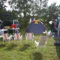 Tent city, A BSCC Splinter Group Camping Trip, Shottisham, Suffolk - 13th August 2004