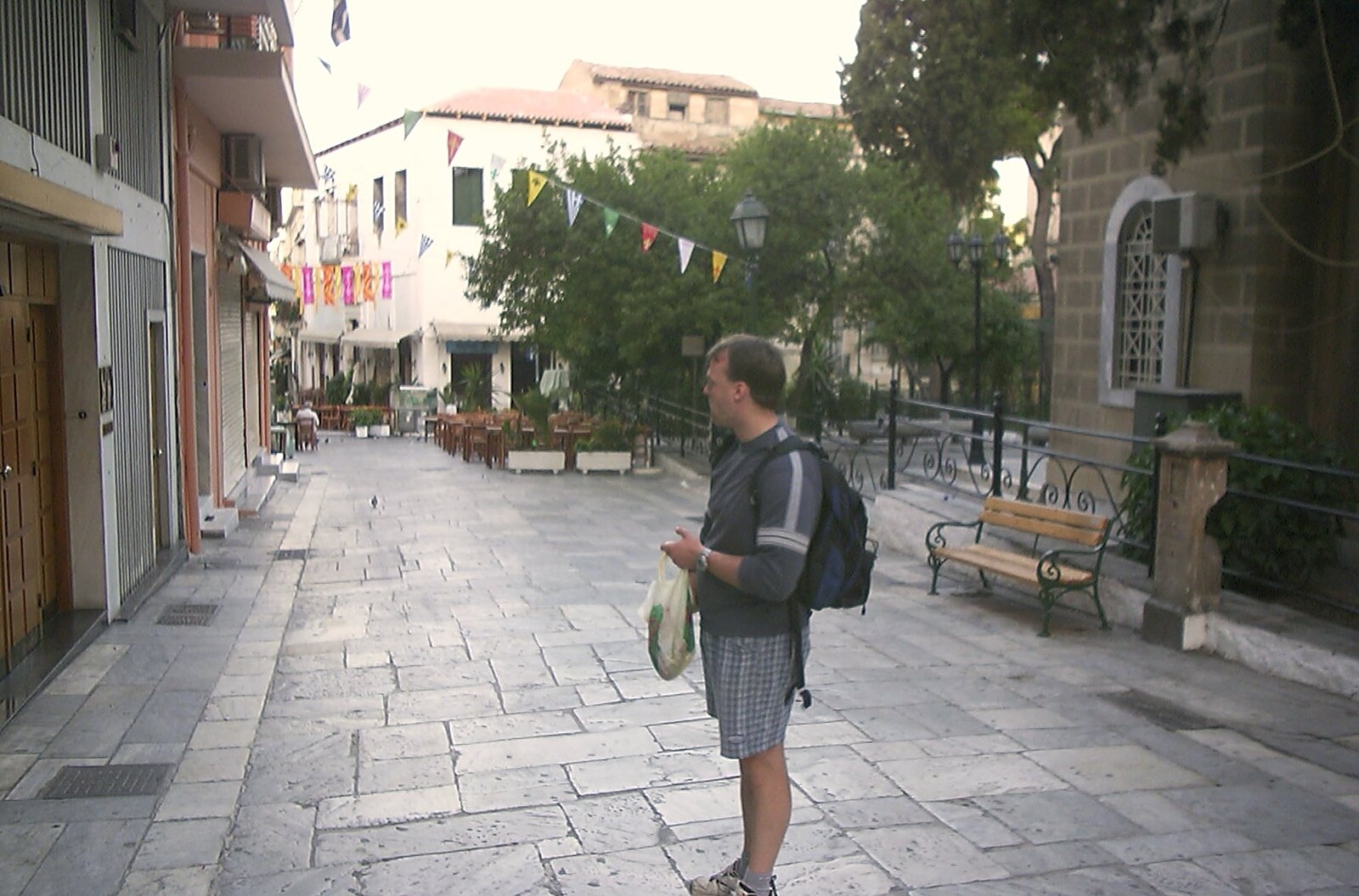 A Postcard From Athens: A Day Trip to the Olympics, Greece - 19th August 2004: Nick looks around