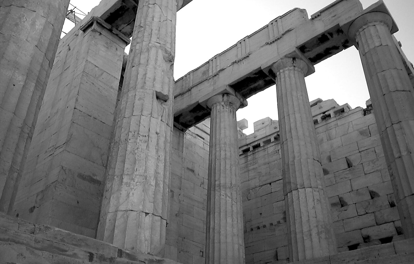 The Propylaia - entrance temple to the Acropolis from A Postcard From Athens: A Day Trip to the Olympics, Greece - 19th August 2004