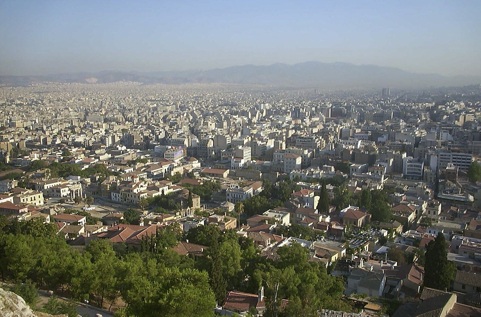 A Postcard From Athens: A Day Trip to the Olympics, Greece - 19th August 2004: A view over Athens