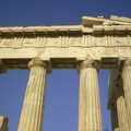 The Parthenon's columns, A Postcard From Athens: A Day Trip to the Olympics, Greece - 19th August 2004