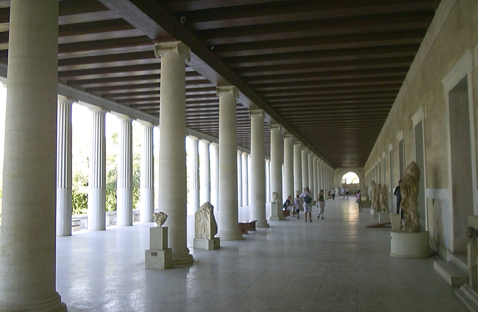 The Stoa of Attalos, rebuilt by the American School from A Postcard From Athens: A Day Trip to the Olympics, Greece - 19th August 2004
