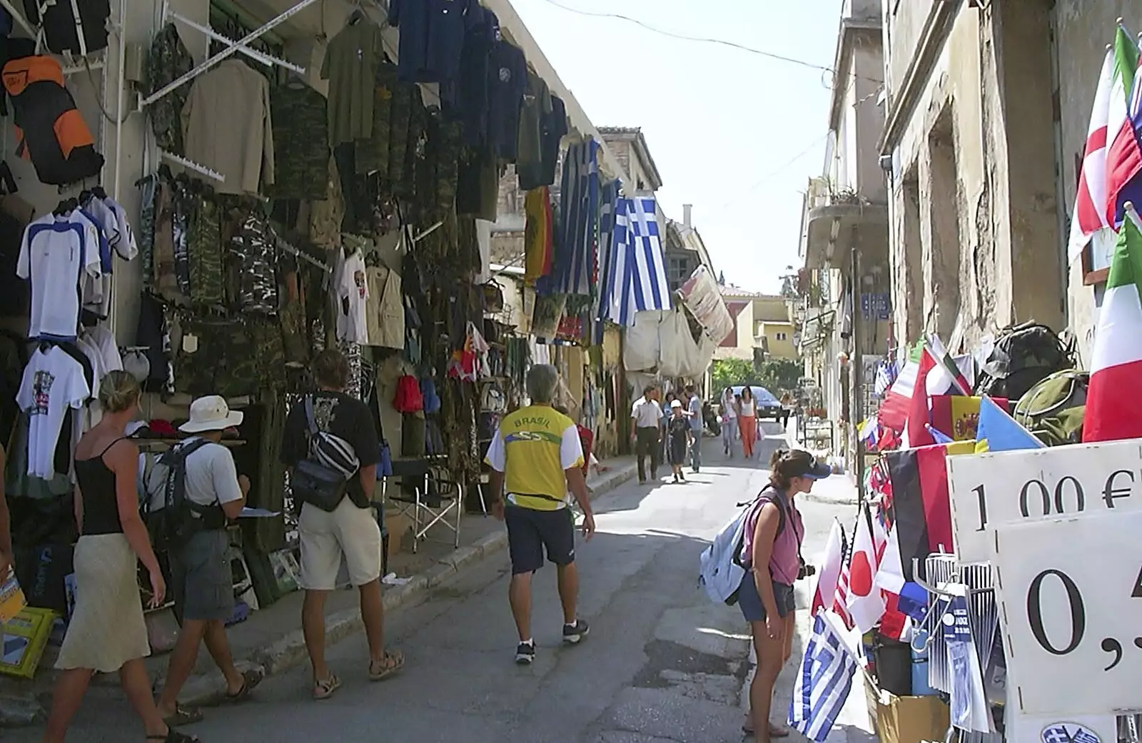 Another souvenir street, from A Postcard From Athens: A Day Trip to the Olympics, Greece - 19th August 2004