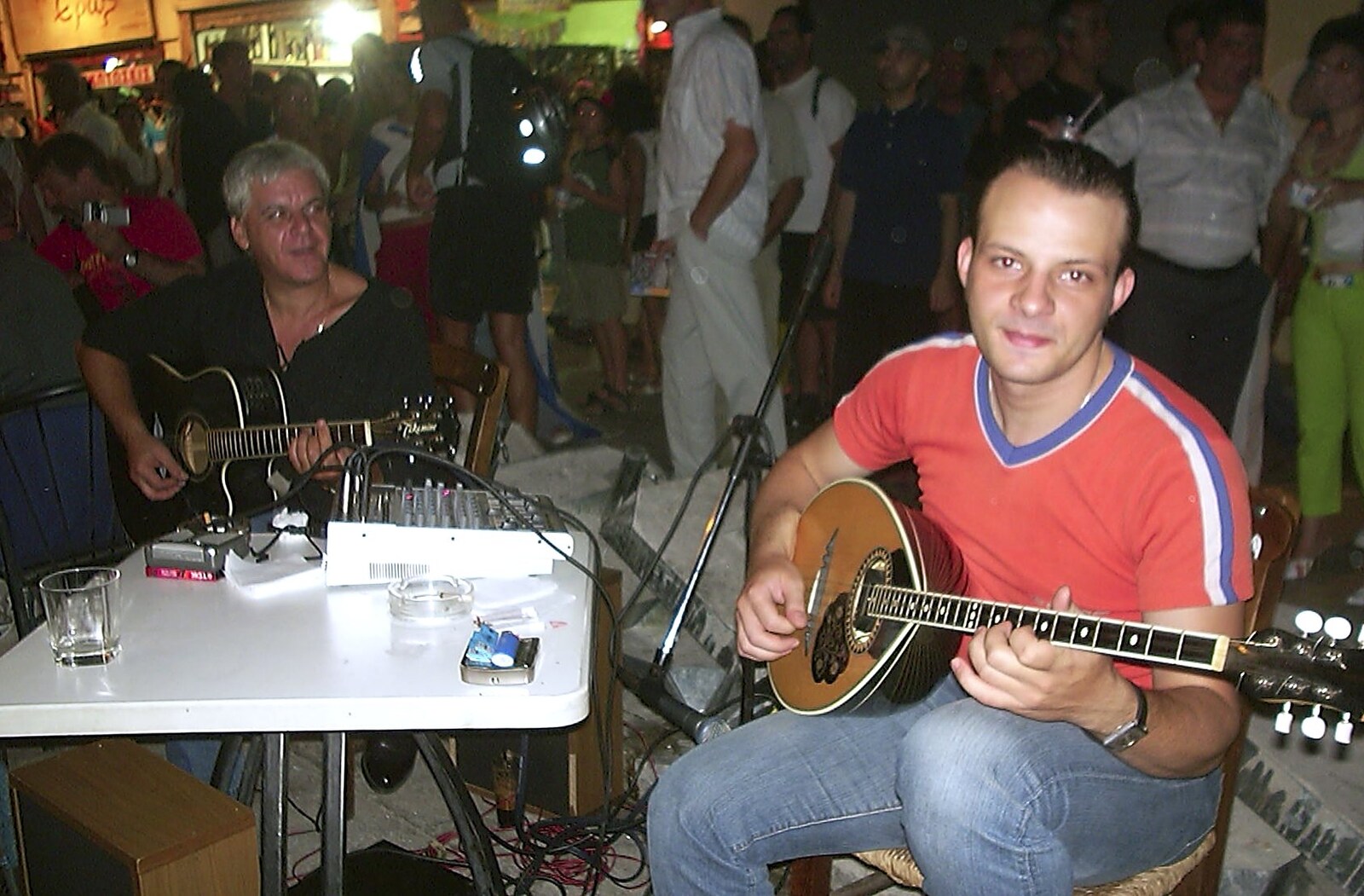 A Postcard From Athens: A Day Trip to the Olympics, Greece - 19th August 2004: A bouzouki player