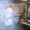 The smoke is intense in the kebab shop, A Postcard From Athens: A Day Trip to the Olympics, Greece - 19th August 2004