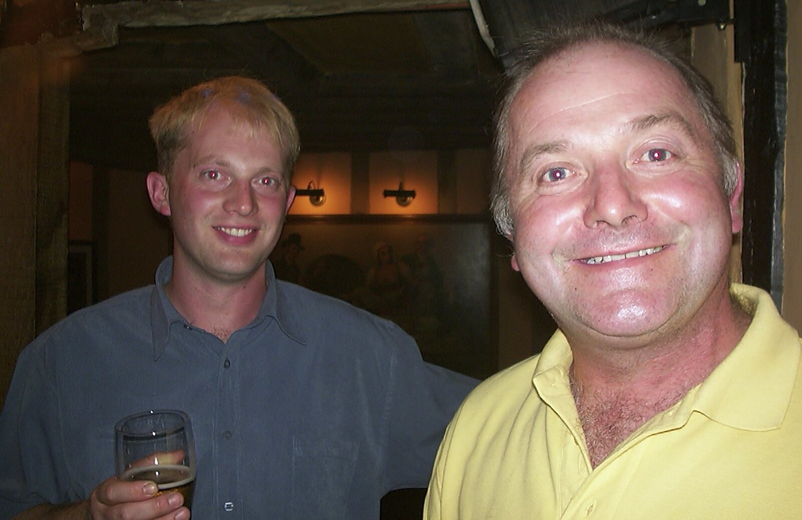 Paul and Ian Colchester from Paul's Stag Night, Brome, Scole and Bressingham - Friday 20th August 2004