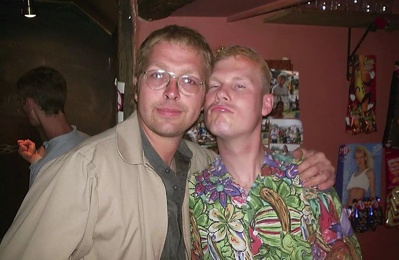 Marc and Mikey P, from Paul's Stag Night, Brome, Scole and Bressingham - Friday 20th August 2004