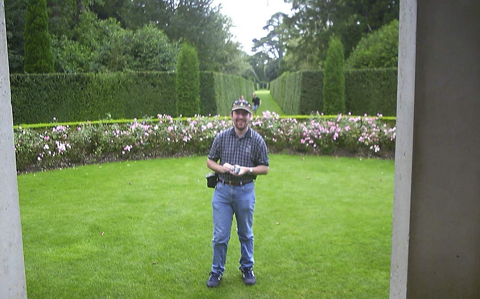 Dave in the gardens from A Trip to Ickworth House, Horringer, Suffolk - 22nd August 2004
