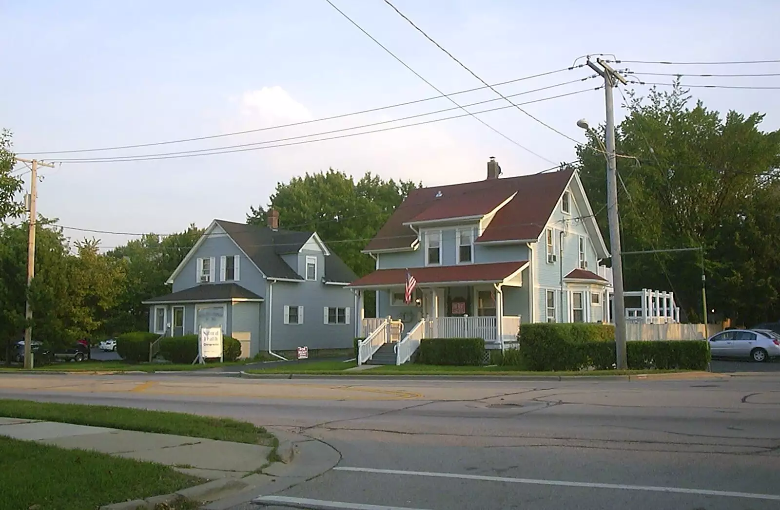 Classic American houses, from A Trip to Libertyville, Illinois, USA - 31st August 2004