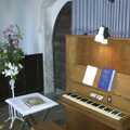 Nosher's organ for the day, Claire and Paul's Wedding and The BBs, Thrandeston and Brome, Suffolk - 4th September 2004