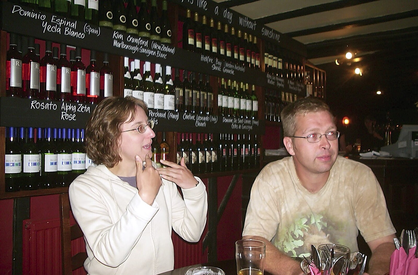 BSCC Bike Rides and Ten-Pin Bowling, Thornham and Norwich - 18th September 2004: Suey and Marc