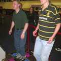 BSCC Bike Rides and Ten-Pin Bowling, Thornham and Norwich - 18th September 2004, Mikey and Bill do the dancing game