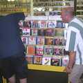 Mark and Wes move the CD shelves back, Mark Joseph at Revs, and the BSCC at Hoxne and Wortham - 30th September 2004