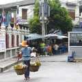 A woman with baskets of fruit roams around, A Working Trip to Bangkok, Thailand - 2nd October 2004