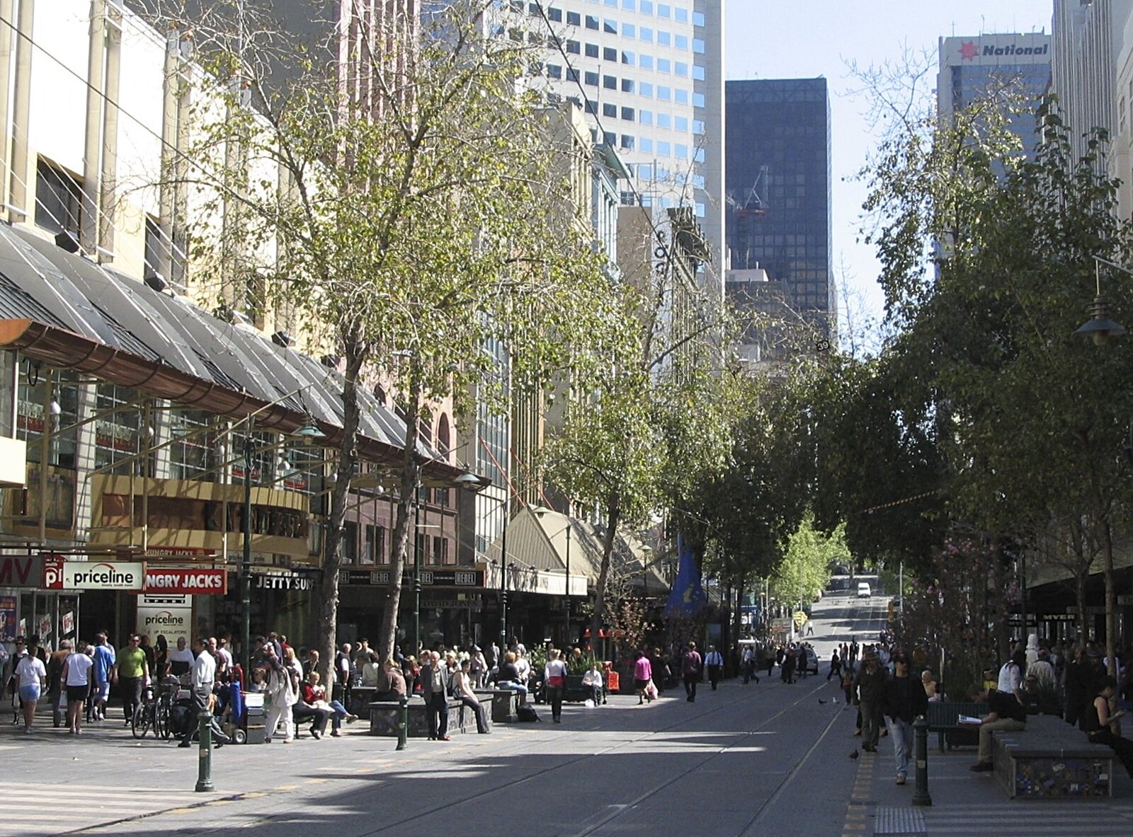 A Melbourne street from A Couple of Days in Melbourne, Victoria, Australia - 5th October 2004