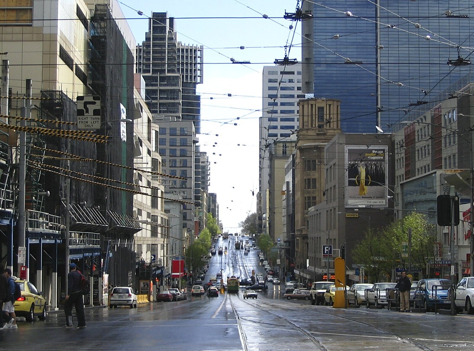 Looking down Flinder's Street from A Couple of Days in Melbourne, Victoria, Australia - 5th October 2004