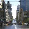 Looking down Flinder's Street, A Couple of Days in Melbourne, Victoria, Australia - 5th October 2004