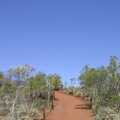 The path leading to an Uluru lookout, The Red Centre: Yulara and Uluru, Northern Territories, Australia - 8th October 2004