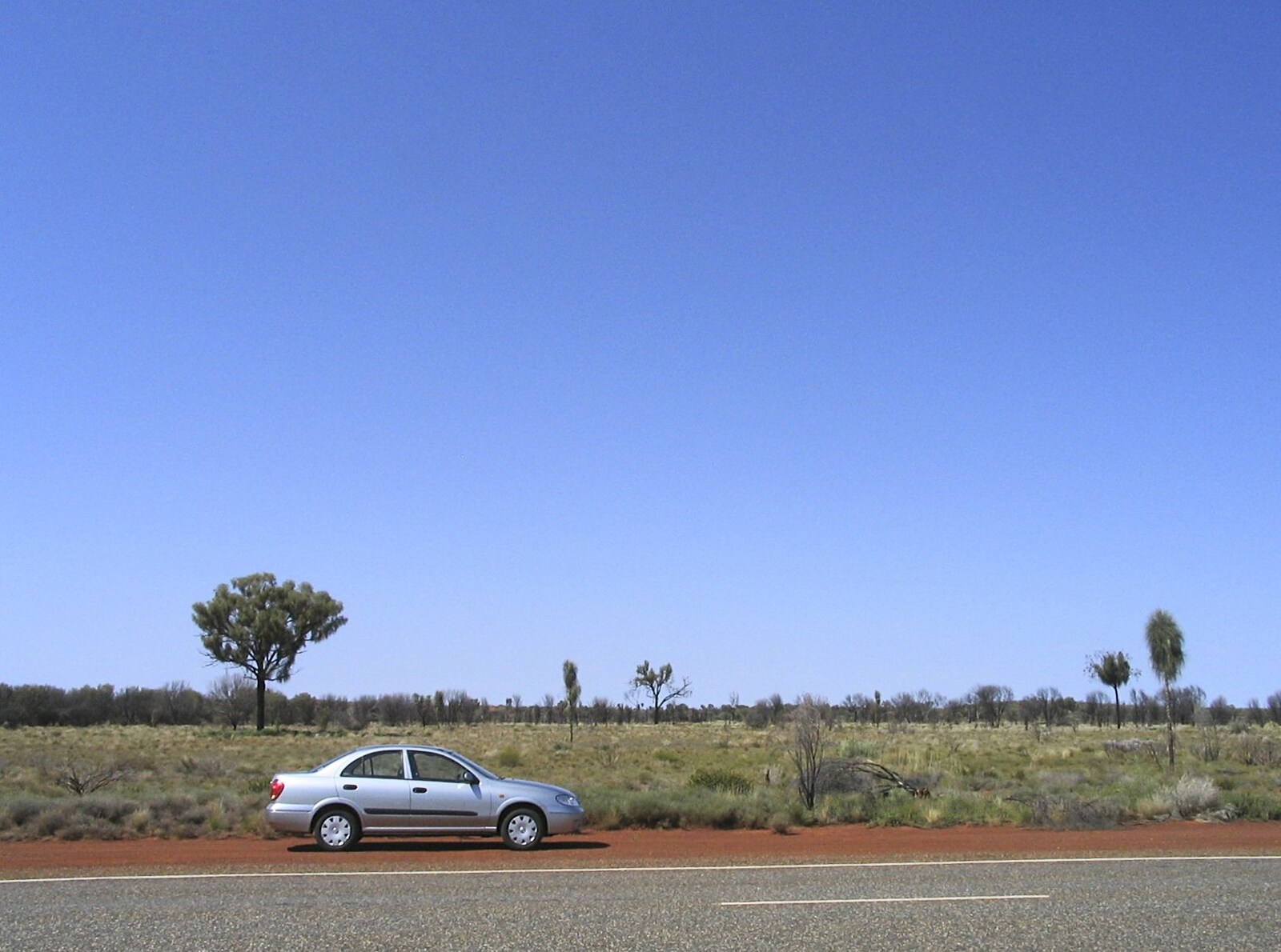 Nosher's hired car from The Red Centre: Yulara and Uluru, Northern Territories, Australia - 8th October 2004