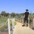 On the boardwalk, where it's about 38°C, The Red Centre: Yulara and Uluru, Northern Territories, Australia - 8th October 2004