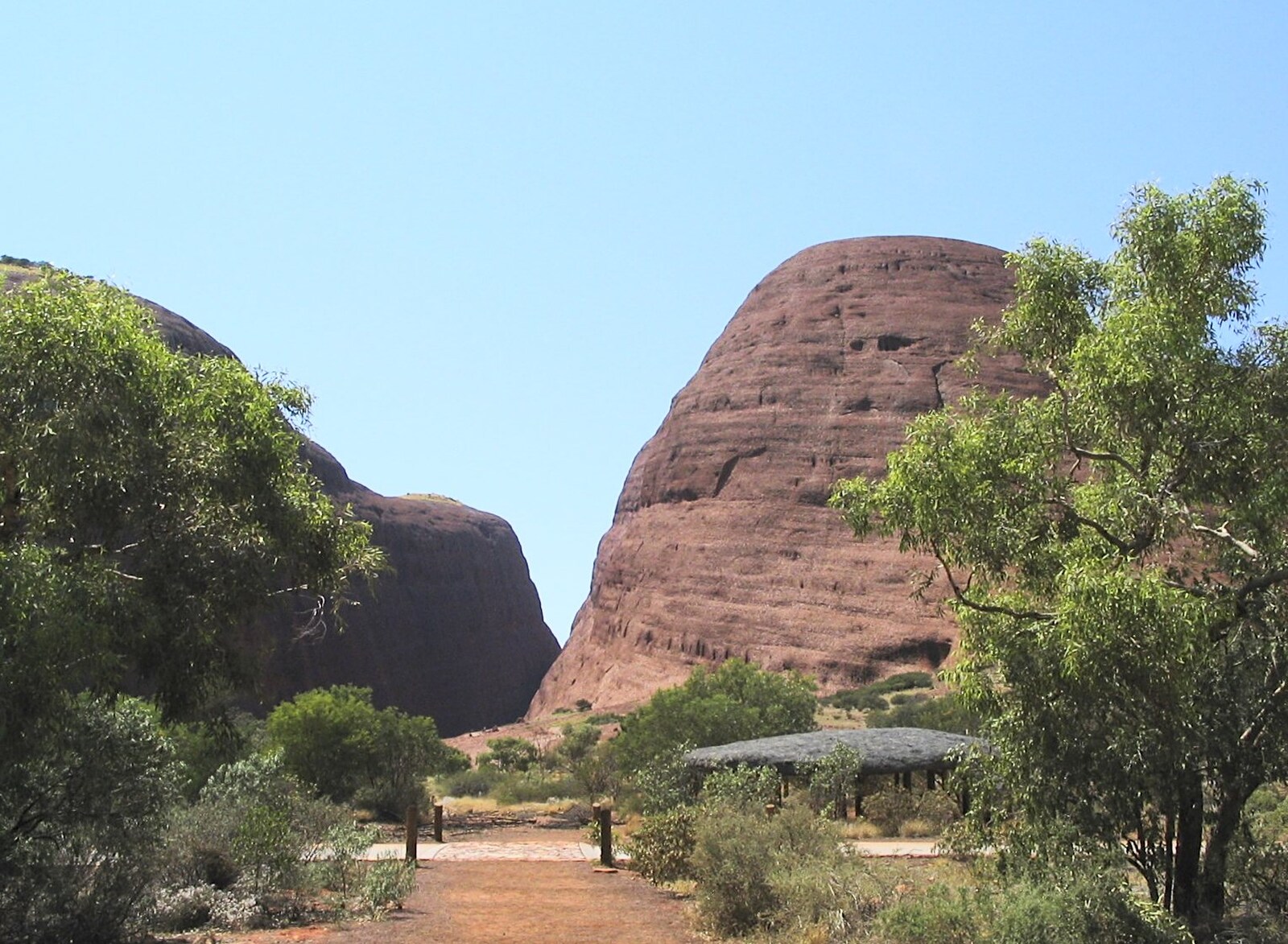 The entrance to Kata Tjuta from The Red Centre: Yulara and Uluru, Northern Territories, Australia - 8th October 2004