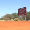 There's no o petrol for 815 kilometres (509 miles), The Red Centre: Yulara and Uluru, Northern Territories, Australia - 8th October 2004