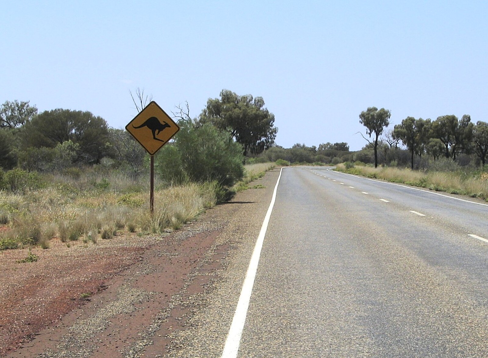 A quality cliché road sign from The Red Centre: Yulara and Uluru, Northern Territories, Australia - 8th October 2004
