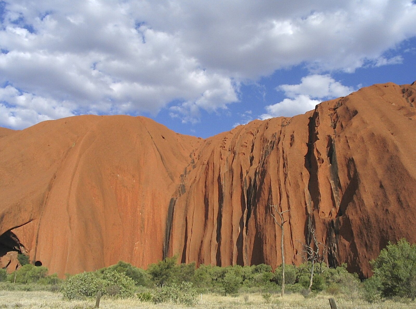 Vertically-stacked sandstone from The Red Centre: Yulara and Uluru, Northern Territories, Australia - 8th October 2004
