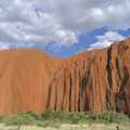 Vertically-stacked sandstone, The Red Centre: Yulara and Uluru, Northern Territories, Australia - 8th October 2004