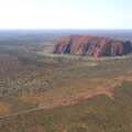 Uluru from the air, The Red Centre: Yulara and Uluru, Northern Territories, Australia - 8th October 2004